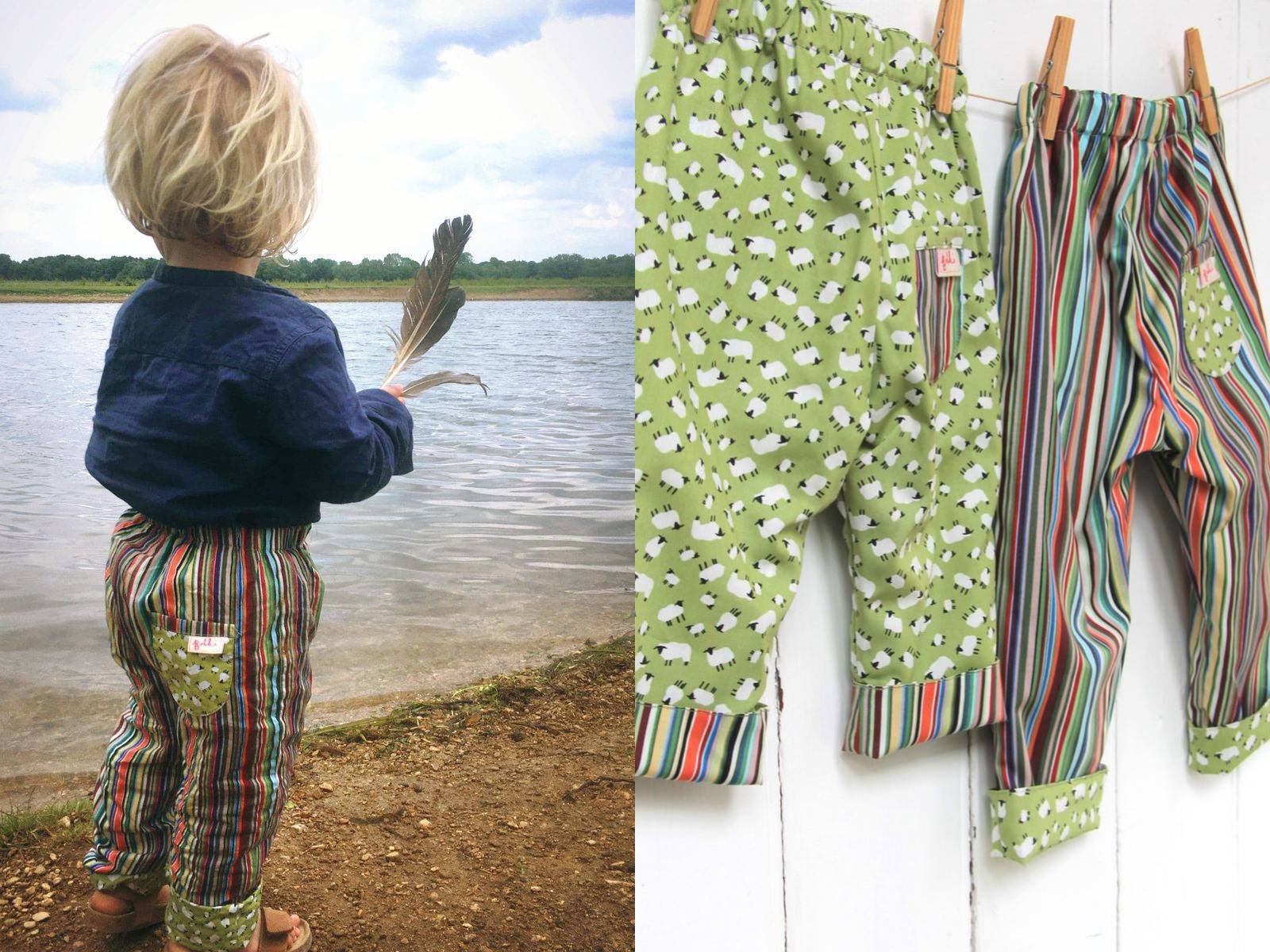 Stripey Sheep Trousers