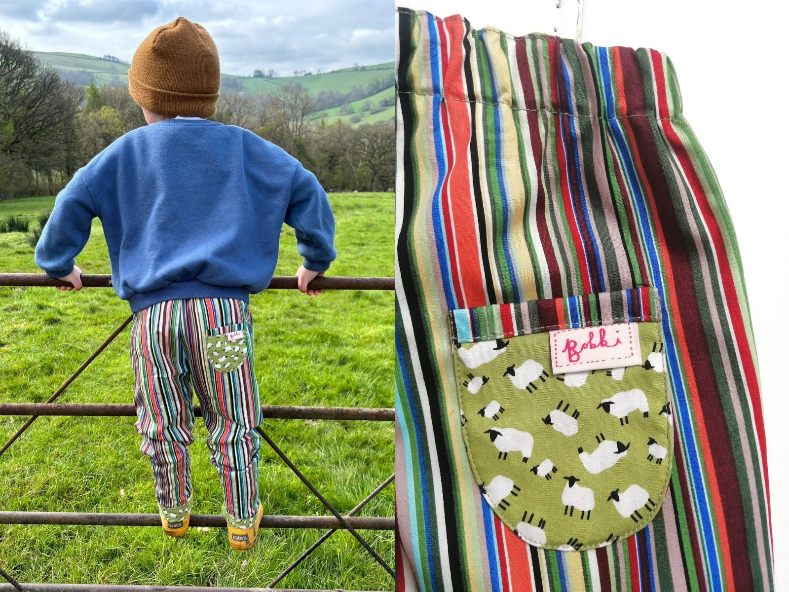 Stripey Sheep Trousers