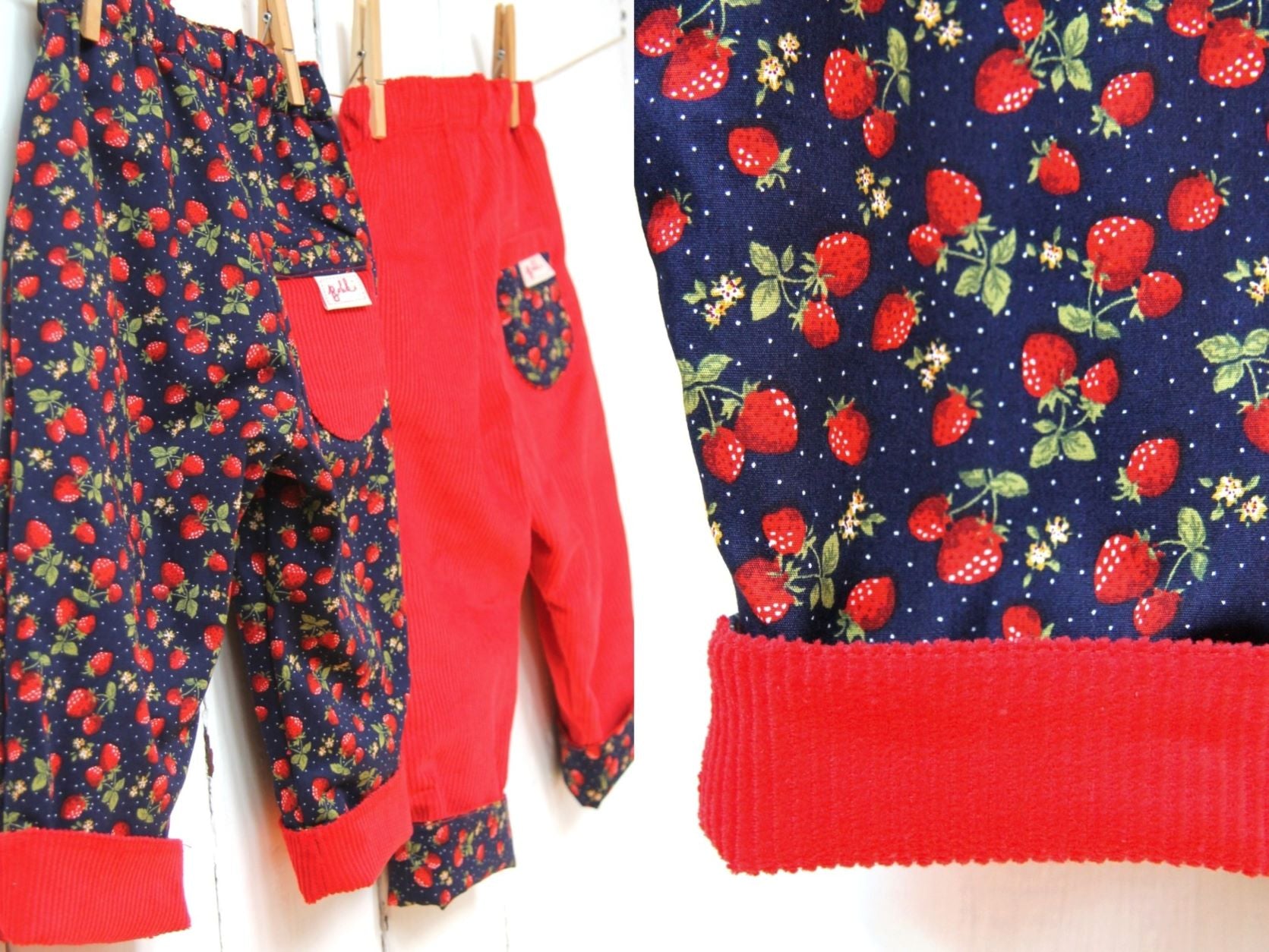 Strawberry Cord Trousers